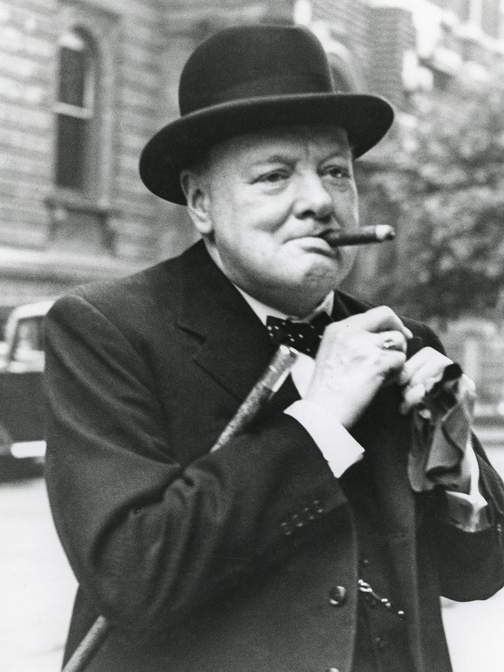 Winston Churchill pictured in London in 1941. Picture: Getty